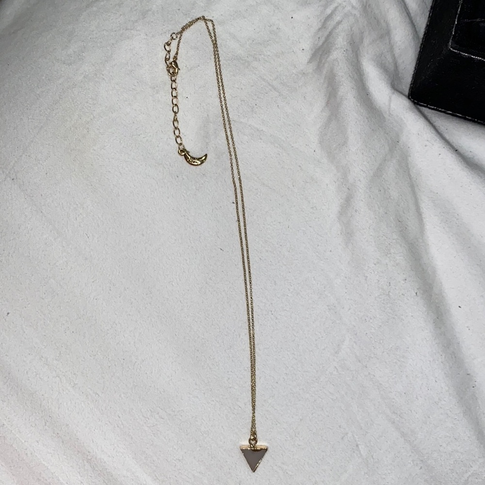 Adjustable gold color necklace